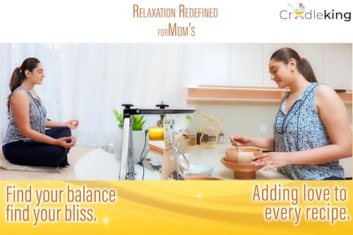 Cradleking SS Folding Jhula Automatic Cradle Kit Swing Motor Machin | Ghodiyu | Palna for Baby 0 to 3 Years (IND Kit Full Set)