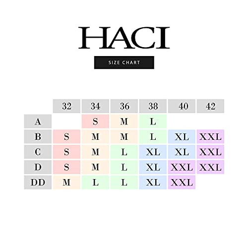 Haci Women'S Non Padded Strapless Bra Underwire Bandeau Seamless Multiway Supportive Tube Top thumb #6