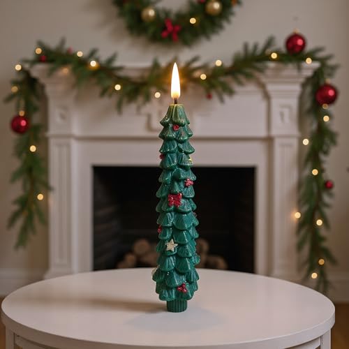 Bougie électrique pour sapin de Noël télécommandée éclairage table - 3