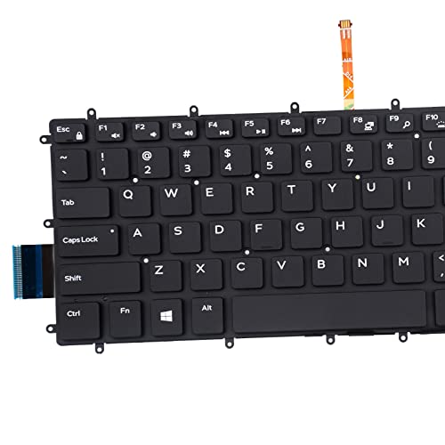 TLBTEK Backlight Keyboard Replacement Compatible with Dell Inspiron 13-5368 P69G 13-5378 13-5370 13-7368 13-7370 13-7373 13-7375 13-7378 13-7380 14-3480 14-3481 Series Laptop