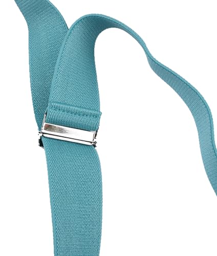 Image of Suspenders for Men Y Back Adjustable Elastic with Strong Clips 47 Inches