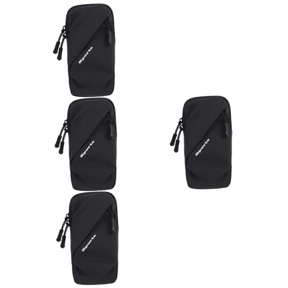 OSALADI 4pezzi Fascia Da Braccio Sportiva Per Smartphone Borsello Portatile Per Running Jogging e Attività Outdoor Con Design Traspirante Ed Elastico