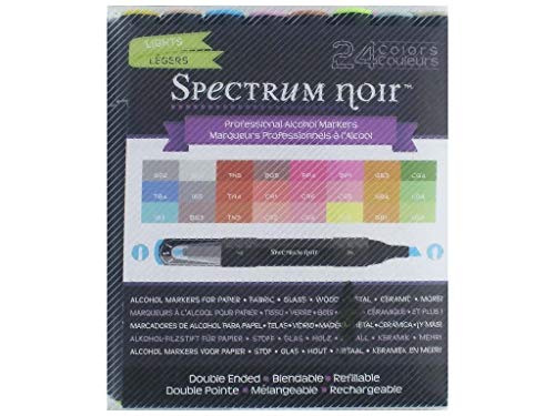 Spectrum Noir Next Generation Lights Alcohol Markers 24-pack