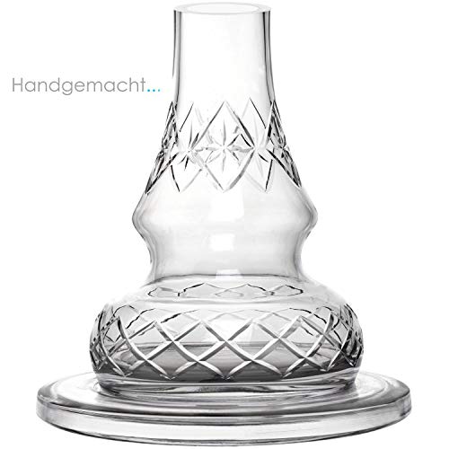 DILAW® TRIPOL Shisha Glas Bowl Ersatzglas ohne Gewinde, Größe: Big Size – Bild 3