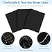 150 Pcs 82 x 35'' Disposable Massage Table Sheets Fitted with Elastic Disposable Massage Bed Covers for Spa Beauty Salon Tattoo Facial Lash Bed Breathable Waterproof Oilproof Non Woven Fabric(Black)