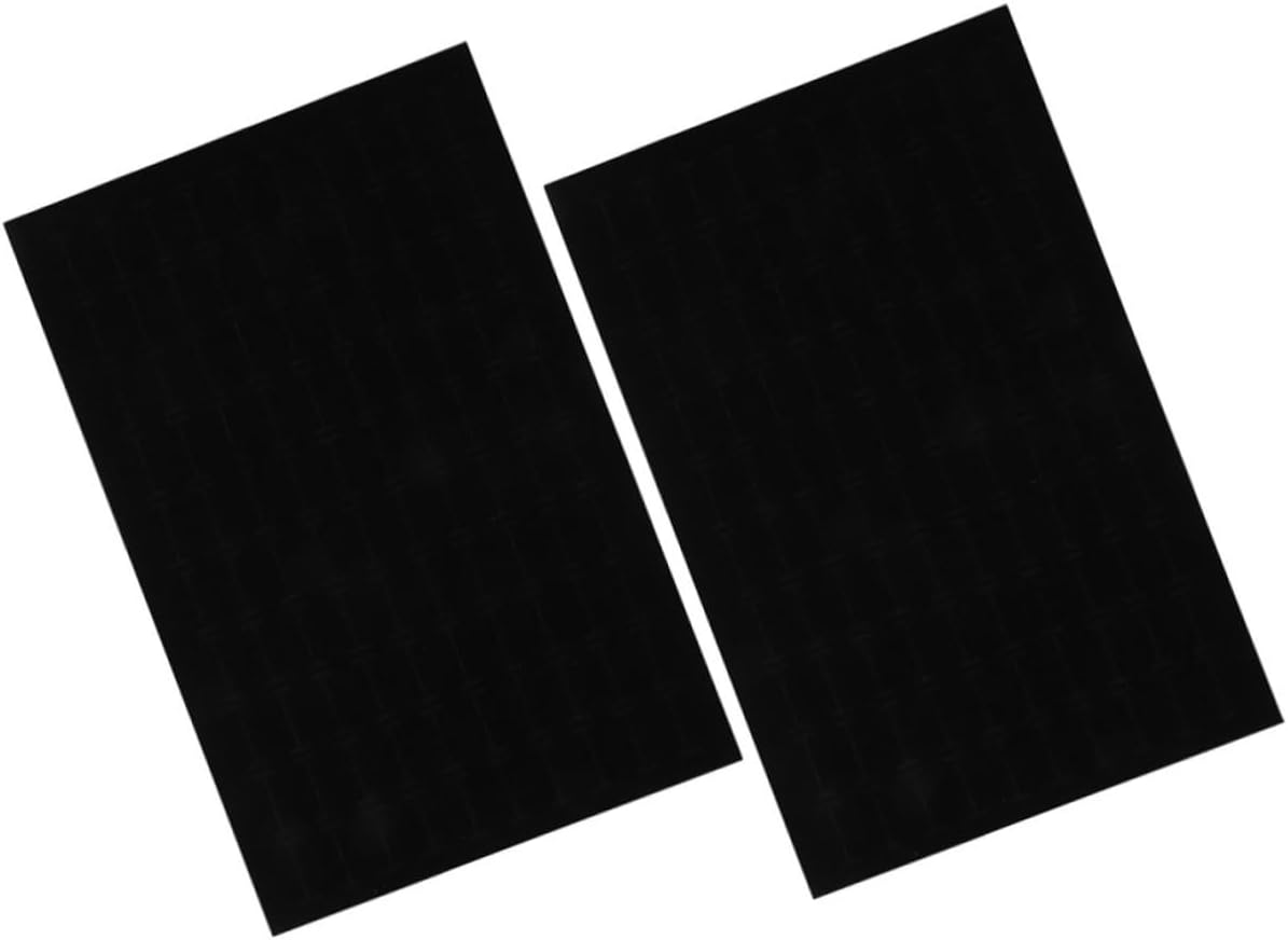 LIFKOMELIFKOME 2pcs Box Jewelry Sponge Pad Black Necklace Black Foam Padding Black Velvet Choker Jewelry Foam Inserts Ring Box Cushion Insert Coquette Aesthetic Room Decor Jewelry Box Cushion