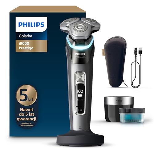 Фото - Електробритва Philips Shaver i9000 Prestige golarka elektryczna do golenia na sucho i mokro z technologią Skin IQ System Triple Lift & Cut