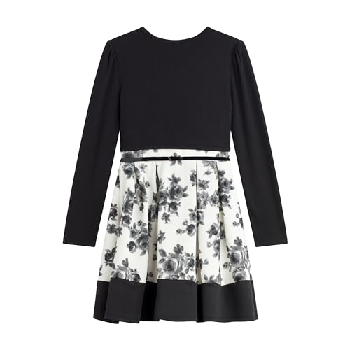 Beautees Girls' Skater Dress with Belt and Shrug2