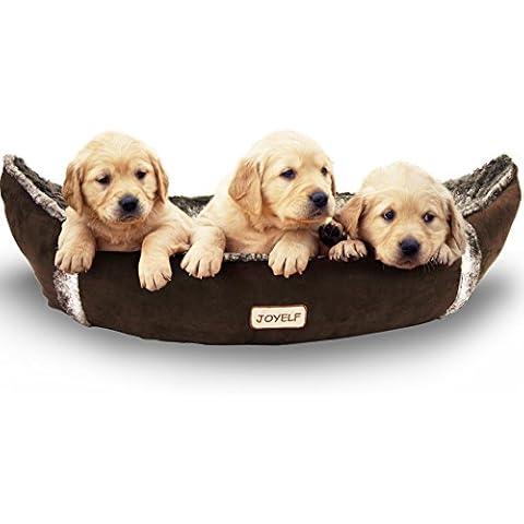 JOYELF Pirate Ship Dog Bed with Washable Cover Cover