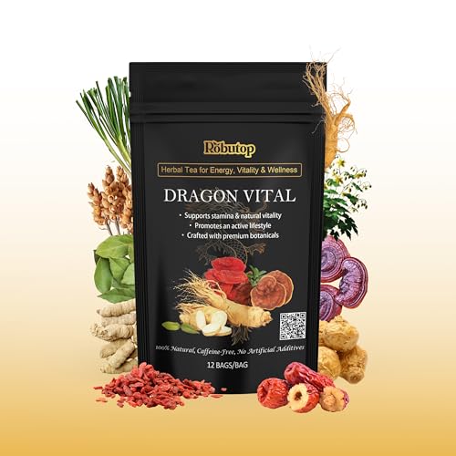 Dragon Vital Herbal Tea with Ginseng & Maca – Natural