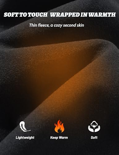 Cavva Mens Quarter Zip Pullover Thermal Fleece Lined Sweatshirts Long Sleeve 1/4 Zipper Athletic Winter Shirt3