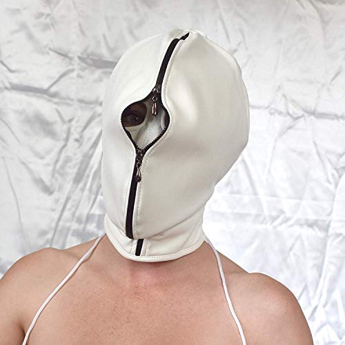 Zacht lederen masker dubbel, isoleermasker - Afbeelding 5