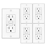 OMEENET 20 Amp GFCI Outlet, Tamper Resistant, Weather Resistant, Self Test GFI Receptacle, 20A Groun