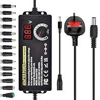 𝐀𝐝𝐣𝐮𝐬𝐭𝐚𝐛𝐥𝐞 𝐎𝐮𝐭𝐩𝐮𝐭 𝐕𝐨𝐥𝐭𝐚𝐠𝐞: Supports AC 100–240V input with selectable 3V–24V DC output up to 3A (72W max). The adjustable power supply helps match correct voltage for different devices to avoid damage from mismatched power levels. 𝐄𝐧𝐡𝐚𝐧𝐜𝐞𝐝 𝐂𝐨𝐦𝐩𝐚𝐭𝐢𝐛𝐢𝐥...