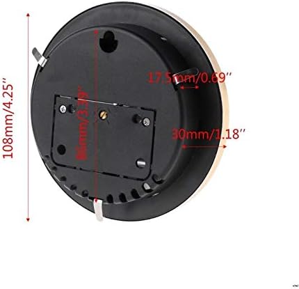 108mm Wall Mounted Barometer Perspective Round Dial Air Weather Station mmHg/hPa