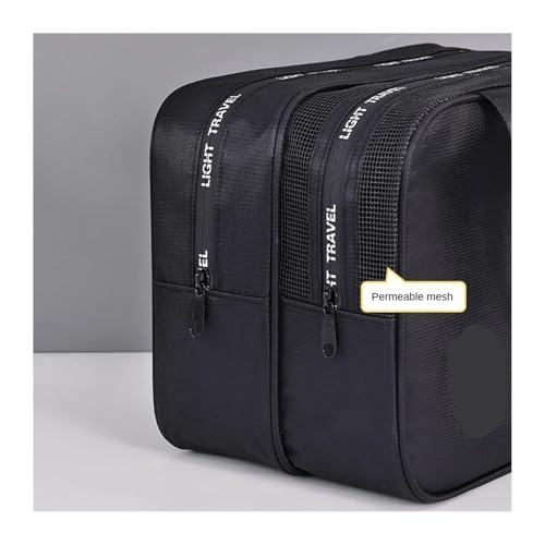 Trousse de toilette voyage double couche pour cosmétiques taille S - 3