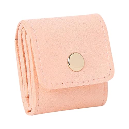 Genérico bolsaa De Viaje Para Joyas: Estuche De Almacenamiento Plegable, Organizador Con Cierre De Hebilla, Compartimentos Divididos Para Anillos, Pendientes, Pulseras | Diseño Ligero, Viaje Portátil