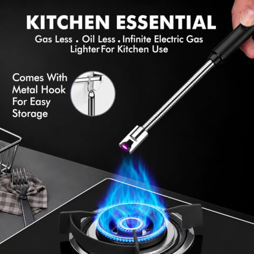 Image of USB Rechargeable Electric Gas Lighter for Kitchen Gas Stove