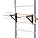 Gsskny Adjustable Dip Bar Attachment for Swedish Ladder | Non-Slip Double-Bar Handles | Heavy Duty Parallel Bars | Quick-Install Dip Bars Height & Width Adjustable, 330lb Capacity