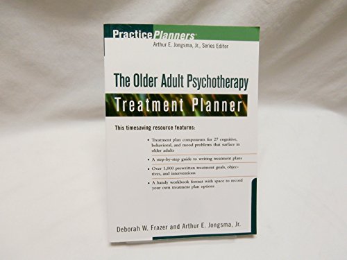 The Older Adult Psychotherapy Treatment Planner