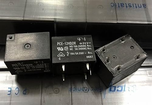 Relé de conmutación PCE-124D1H 24V 10A micro relay para PCB