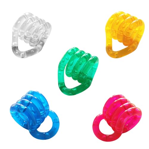 5 Pcs Fidget Toys for Kids Tangle Fidget Toy Stress Relief Silent Toy Removable Splicing Tangle Fidgets Toys Focus Concentration Provide Relief with Stress Anxiety Decompression for Kids and Adults