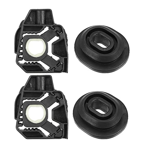X AUTOHAUX Coche Radiador Soporte Montaje 1J0806155E para Volkswagen (Juego de 4)