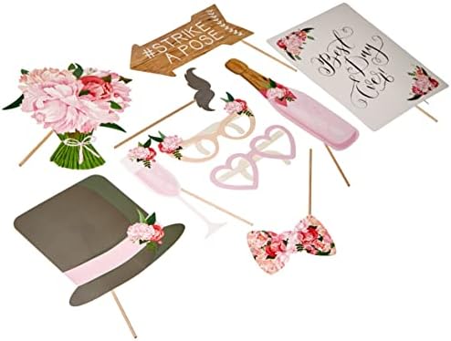 Ginger Ray Lot De 10 Accessoires Rétro Pour Photomaton De