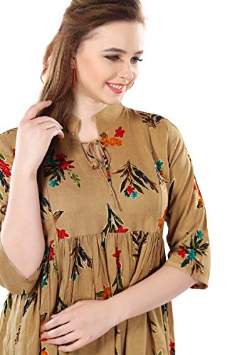 Image of AV2 Women's Rayon Relaxed Fit A Line Maternity Wear