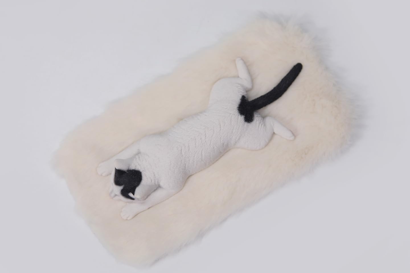 HiPlay JXK JXK186B - Gatto letargico 7.0, sapientemente dipinto a mano, realistico, in resina sicura, scala 1:6, statuetta di animale in miniatura