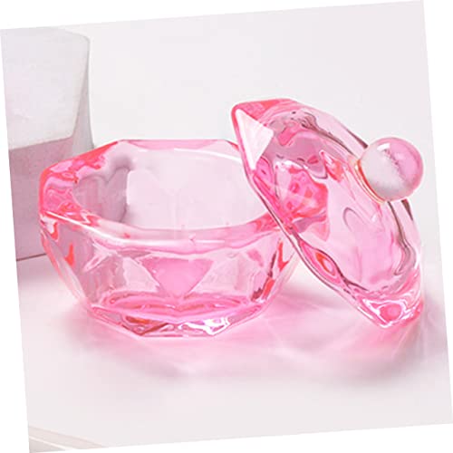 Set de 2 recipientes Dappen de cristal para uñas miniatura 3