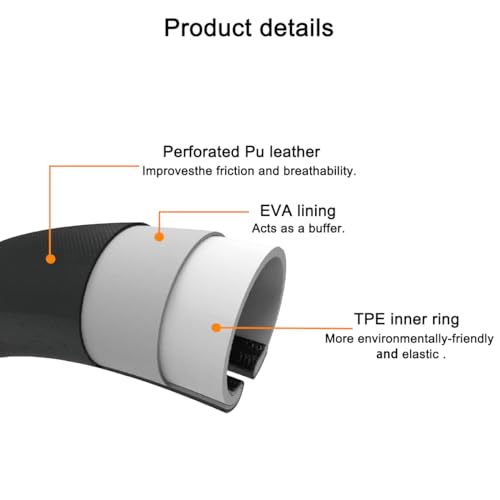 image for Mandark Car Steering Wheel Cover, Elastic Sport Leather Vehicle Steeri