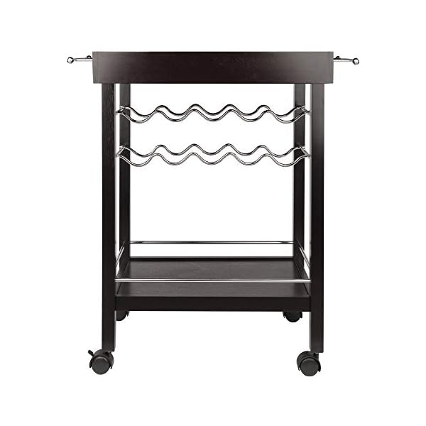 Winsome Wine Storage, Wood, Dark Espresso, FURNITURE - Image 3