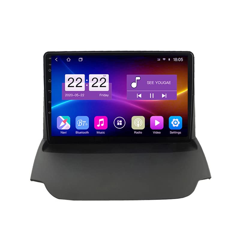 KBCOOL Android Car Stereo for FO-RD Ecosport 2013-2017 2 Din Radio GPS Navigation IPS Touch Screen Multimedia Player Support 4G Carplay SWC Wifi Mirror Link DSP BT(Size:8 core 4G+wifi 6G+128G)