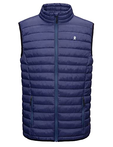 Little Donkey Andy Men's Lightweight Puffer Vest for Outdoor Activities
