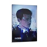 NIDAYEDE Póster de Detroit Become Human de videojuegos, lienzo para pared para decoración de habitación familiar, póster estético, 20 x 30 cm