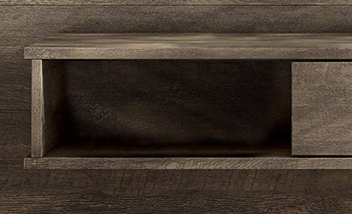 Midtown Concept 2-Shelf 70-Inch Tv Board,Engineered Wood, Distressed Brown #TOP7