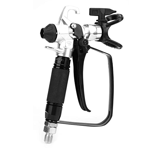 Pistola Pulverizadora de Pintura sin Aire 517 de Alta Presión Punta 1/4-18NPSM Entrada 3600PSI de Aleación de Zinc Galvanizado de Cobre