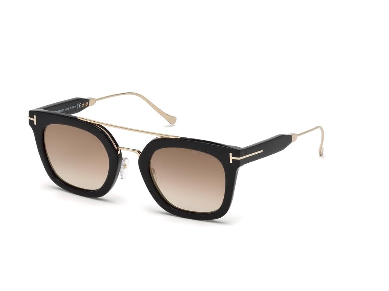 Amazon.com: Tom Ford Gafas de sol rectangulares TF541 Alex