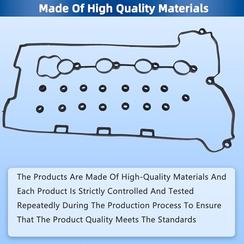 Image of VS50769R Engine Valve Cover Gasket Set for Chevy Cobalt HHR Malibu, Pontiac G5 G6 Solstice Pursuit, Saturn Aura Ion Sky Vue 2006 2007 2008 2009 2010 2011 2012 2.2L 2.4L L4