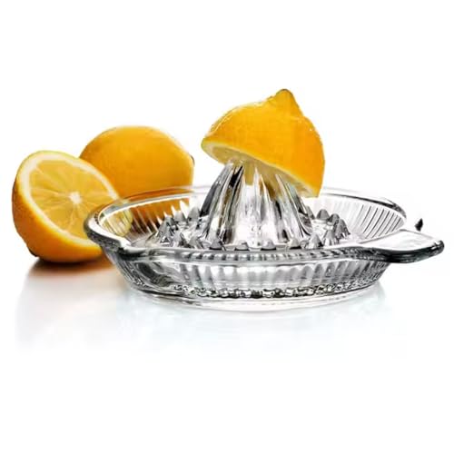 Espremedor De Frutas Limão Laranja Extrator Manual Em Vidro