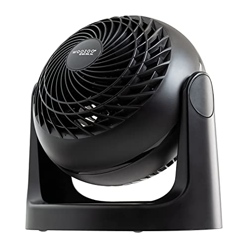 IRIS USA WOOZOO Desk Fan, Air Circulator, 3 Speeds, 52ft Max Air Distance, 157ft² Coverage, 360°...