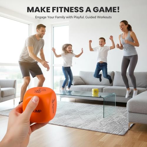2 PCS Workout Dice for Men Women, 2026 Exercise Dice, Portable Fitness Dices for Home Workouts, Funny Training Dices for Family Fitness, Strength Training Equipment for Adults (Orange) - Image 7