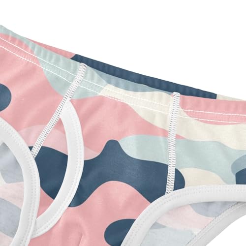 KLL Hand Drawing Camouflage Wavy Toddler Boy Comfort Boxer Briefs Cute Undies4
