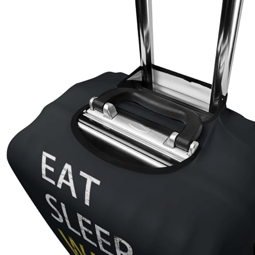 Eat Sleep Water Polo Repeat Travel Suitcase Protector Luggage Cover Protective Washable Anti-scratch Baggage Cover4