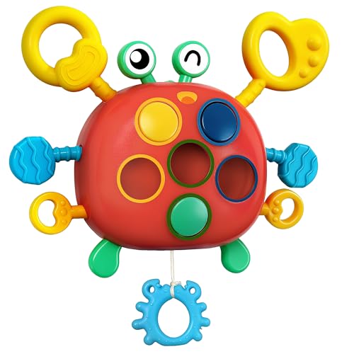 Easter Basket Stuffers for Toddlers Kid Airplane Travel Toys for Toddler 1-3 Sensory Montessori Toys for 1+ Year Old Silicone Pull String Road Trip...