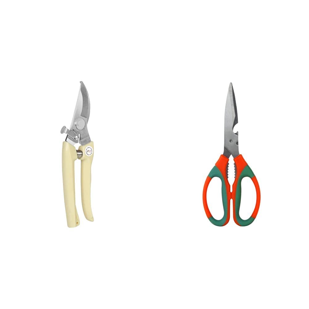 Kraft Seeds Garden Shears Pruners Scissor (Multicolour) & Kraft Seeds Multipurpose Kitchen Household and Garden Scissor (Color May Vary) (B07Y9VW7HH) Amazon Price History, Amazon Price Tracker