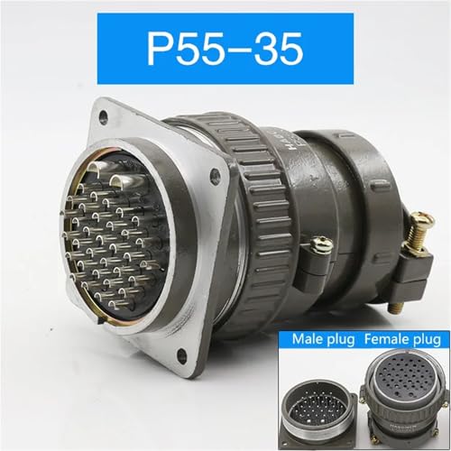 Conector de aviación P55 para paneles de control con 35 pines 2