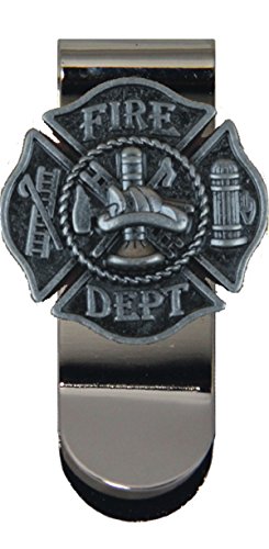 Fire Fighter Maltese Cross Money Clip