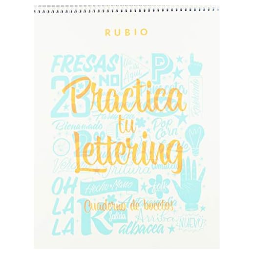 Cuaderno bocetos caligrafía